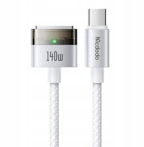 Kabel USB Mcdodo do zasilacza ładowania MacBook Air Pro USB-C MagSafe 3 140W 2M 9
