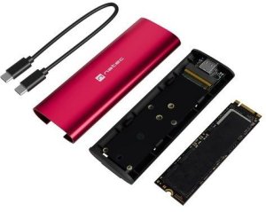 Natec OBUDOWA SSD ZEWNĘTRZNA NATEC RHINO M.2 NVME LITE USB-C 3.2 GEN 2 RUBY RED 2