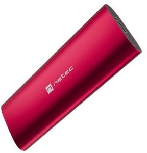 Natec OBUDOWA SSD ZEWNĘTRZNA NATEC RHINO M.2 NVME LITE USB-C 3.2 GEN 2 RUBY RED 3
