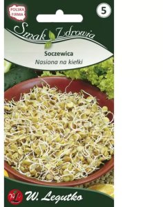 Legutko Nasiona na kiełki - soczewica 3