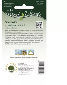 Legutko Nasiona na kiełki - soczewica 4