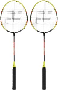 Nils Rakiet do badmintona Lotki z piór 3 szt pokrowiec NRZ204-1 (14-20-308) 2