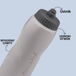 PowerNeed Bidon sportowy Szary 1L TPX9054 5