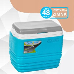 Kadax Mini lodówka przenośna Pinnacle TPX 7013 10L niebieska +3 wkłady chłodzące 5
