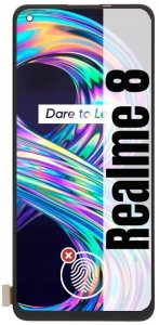 UTS-Group Wyświetlacz Do Oppo Realme 8 RMX3085 LCD Ekran InCell 2