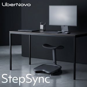 NGS Ergonomiczny podnóżek LiberNovo StepSync Footrest Space Black 4
