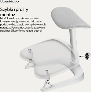 NGS Ergonomiczny podnóżek LiberNovo StepSync Footrest Space Gray 5