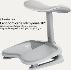 NGS Ergonomiczny podnóżek LiberNovo StepSync Footrest Space Gray 9