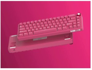 Klawiatura Royal Kludge R65 Jagodowa Czerwień Przełączniki Beżowe (RK-R65-BERYRED-BEGSW-US) 4