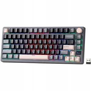 Klawiatura Royal Kludge RK-M75 Phantom Cream (RK-M75-PHNTM-CRMSW-US) 2