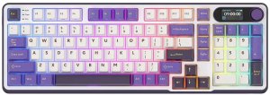 Klawiatura Royal Kludge RK-S98 Blackberry Mousse Gaming Keyboard Beige switch 6