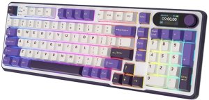 Klawiatura Royal Kludge RK-S98 Blackberry Mousse Gaming Keyboard Beige switch 8