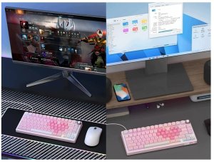 Klawiatura Royal Kludge R75 Pink Melody Przełączniki Beżowe (RK-R75-PNKMLDY-BEGSW-US) 3