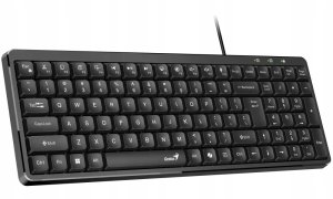 Klawiatura Genius LuxeMate 120/ Przewodowa/ USB/ Copilot/ czarna/ układ CZ+SK (31310059403) 2