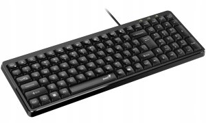 Klawiatura Genius LuxeMate 120/ Przewodowa/ USB/ Copilot/ czarna/ układ CZ+SK (31310059403) 3