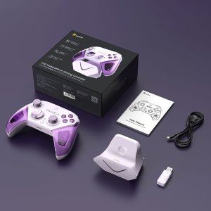 Pad EasySMX D10 Pad bezprzewodowy PC/Switch/iOS/Android/ Steam Deck fioletowy 12