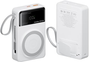 Powerbank Mobile Origin 35W PD Display PB15 MagSafe Compatible 20000 mAh Biały (MO-35WPDD-PB15) 6
