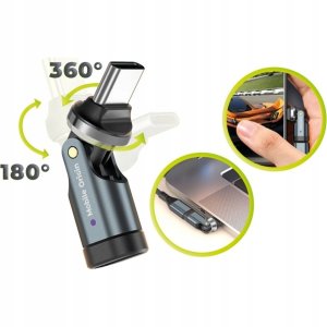 Ładowarka Mobile Origin 240W USB-C Rotation 540° Adapter (CB13) 7