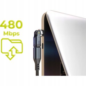 Ładowarka Mobile Origin 240W USB-C Rotation 540° Adapter (CB13) 8