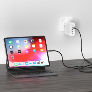 Kabel USB 4smarts USB-C Kabel ScreenCord 240W 1,2m, czarny (543240) 4