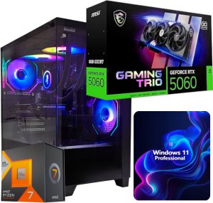Adronix ZESTAW GAMINGOWY NEON RIFT R7 7800X3D/32GB/RTX5060/1TB M.2 SSD/W11 4