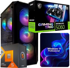 Komputer Adronix Zestaw gamingowy NEXUS STORM R5 8400F RTX5060 32GB 1TB M.2 SSD W11 2