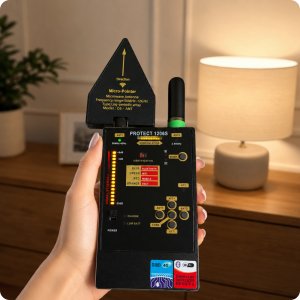 Spreest Wykrywacz podsłuchów i kamer GSM GPS ukrytych lokalizatorów detektor 1206S 2