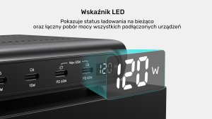 Ładowarka Unitek Inteligentna 10-portowa stacja ładowania USB-A/USB-C 120W (PD 3.0) 4