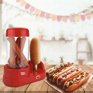 Jocca Urządzenie do Hot Dogów 350W do 6 Kiełbasek Czerwony 5