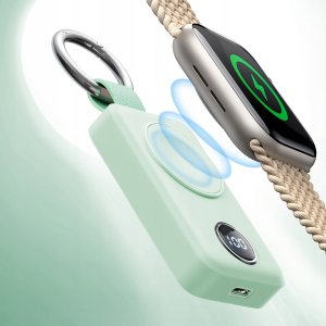 Powerbank Joyroom JR-WQW01 bezprzewodowy 2000mAh 3W do Apple Watch - zielony 2