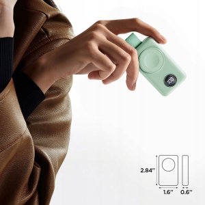 Powerbank Joyroom JR-WQW01 bezprzewodowy 2000mAh 3W do Apple Watch - zielony 4