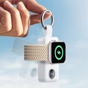 Joyroom Powerbank JR-WQW01 bezprzewodowy 2000mAh 3W do Apple Watch - biały (6956116749842) 2
