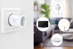 Art Smart adapter gniazdo 230V WIFI białe oem (SH-PWWIF-G2) 2