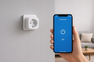 Art Smart adapter gniazdo 230V WIFI białe oem (SH-PWWIF-G2) 3
