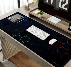 Podkładka Wozinsky Podkładka biurkowa Wozinsky WPD-B800 gamingowa 800x300mm wodoodporna ze wzorem - czarna 3