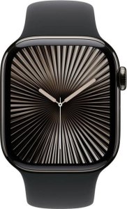 Smartwatch Apple Watch 10 GPS + Cellular 42mm Slate Titanium M/L Czarny  (MWXH3QC/A) 2