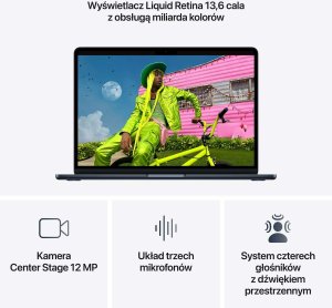 Laptop Apple MacBook Air 13" M5 10-core CPU + 10-core GPU 16GB 1TB (MDHE4/P1/D1/US/70W) 5