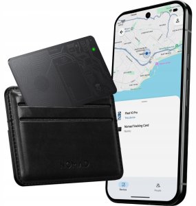 Nomad Gadżety karta lokalizująca portfel kompatybilna z Google Find Hub (NM011512858) 4