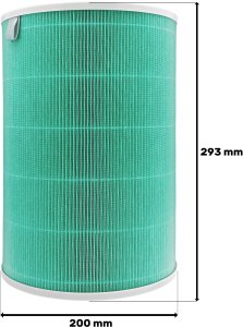 Cmd FILTR CMD DO XIAOMI MI AIR PURIFIER 2 2S 3 3H 3C PRO ZIELONY RFID 8