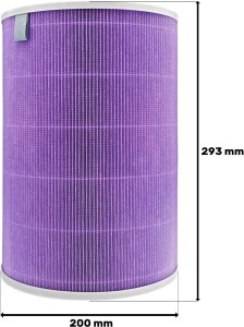Cmd FILTR CMD DO XIAOMI MI AIR PURIFIER 2 2S 3 3H 3C PRO FIOLETOWY RFID 6
