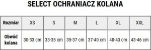Select Ochraniacz kolana Profcare 2 czarno-zielony 700079 S 3