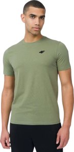 4f Koszulka męska M4481 3pak zielona, niebieska, beżowa 4FWSS26TTSHM4481 90S 3XL 2