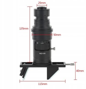 Rosfix Obiektyw + obrotowy moduł obraz 3D adapter 2D/3D do mikroskopu cyfrowego 5