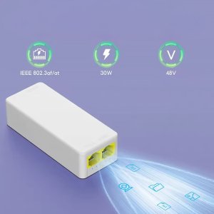 Rosfix Repeater POE POE012-S 10/100MBPS | Zasięg do 250M | 2 porty RJ45 | 57V 5