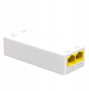 Rosfix Repeater POE POE012-S 10/100MBPS | Zasięg do 250M | 2 porty RJ45 | 57V 6