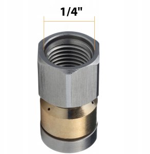 Rosfix Wąż 15M do czyszczenia rur kanalizacji 2 dysze 2 złączki M22 1/4 NPT K2-K7 9