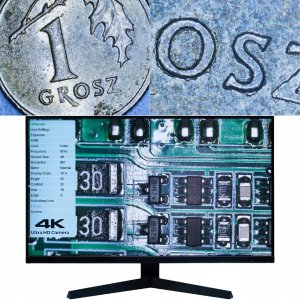 Mikroskop Rosfix Cyfrowy 4K ALTAIR PRO HDMI USB 24 LED sensor SONY 8.29MP CMOS 15