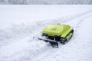 Dedra Hybrydowy na gąsienicach z pługiem silnik Loncin 452CC 20KM 11