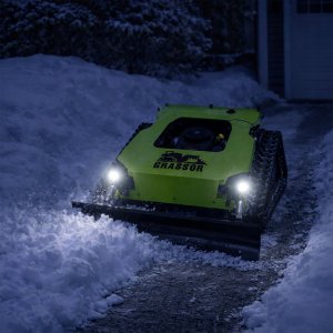 Worx Hybrydowy na gąsienicach z pługiem silnik LONCIN 608CC 22KM 8