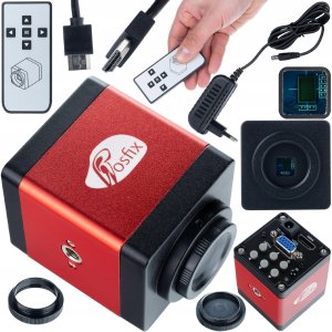 Mikroskop Rosfix SIRIUS TRINOKULAROWY 750x FullHD HDMI SOCZEWKA LED KAMERA PRO 3